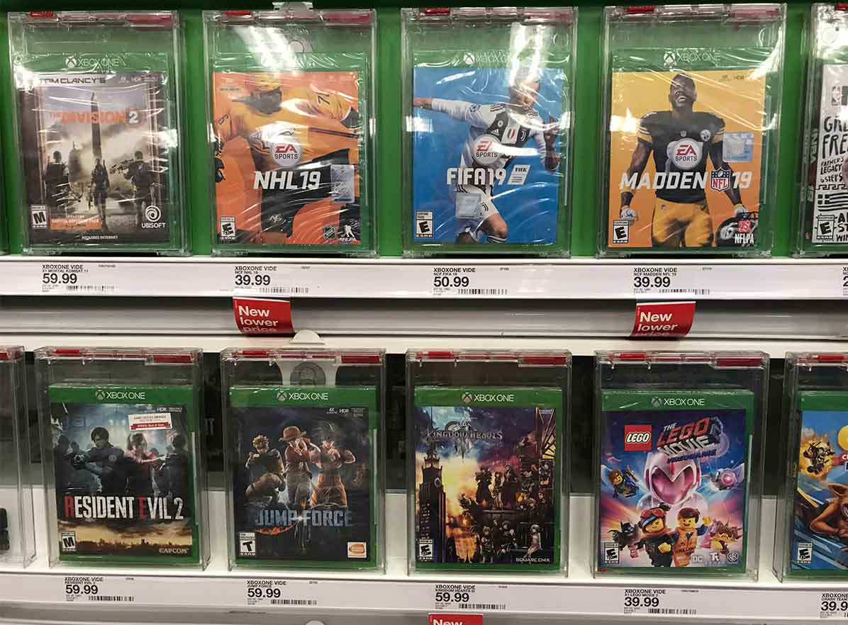 Where to find ESRB Ratings on video games. In-Store.